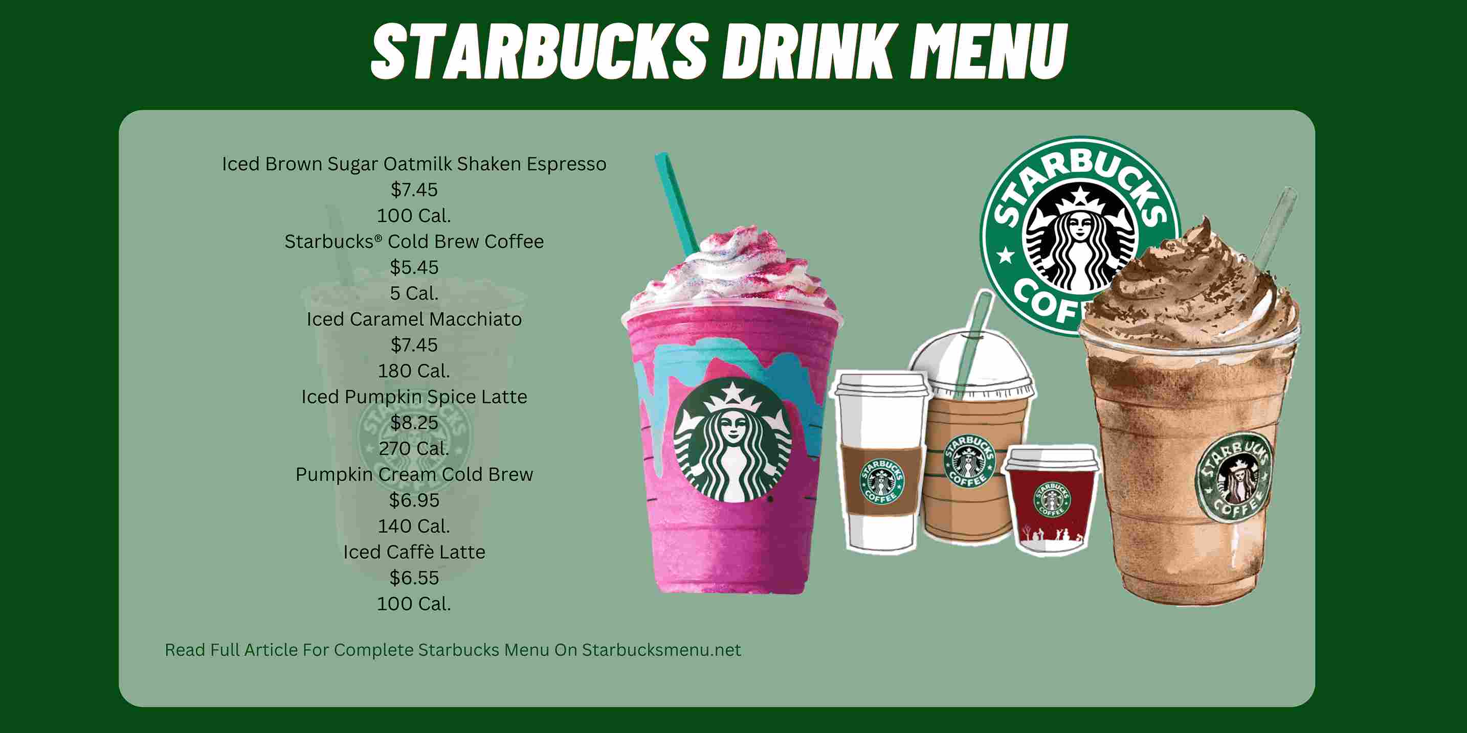 Starbucks Drinks Menu Prices [Updated 2023]